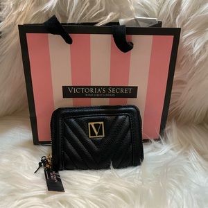 Victoria Secret Black Lily Small Wallet